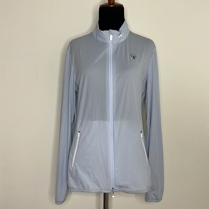 KJUS Light Blue Windbreaker Jacket 38/M